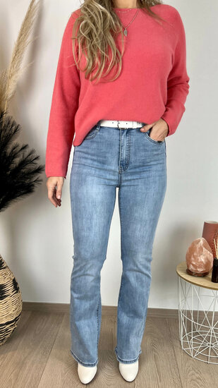 Flared jeans Tina - Blauw