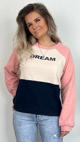 Sweater Dream - Roze-Marine