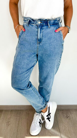 Jeans Paperbag - Blauw