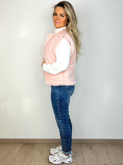 SHELLY GILET - SOFT PINK